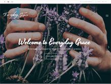 Tablet Screenshot of myeverydaygrace.com